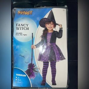 Fancy Witch Costume Size 5t-6t